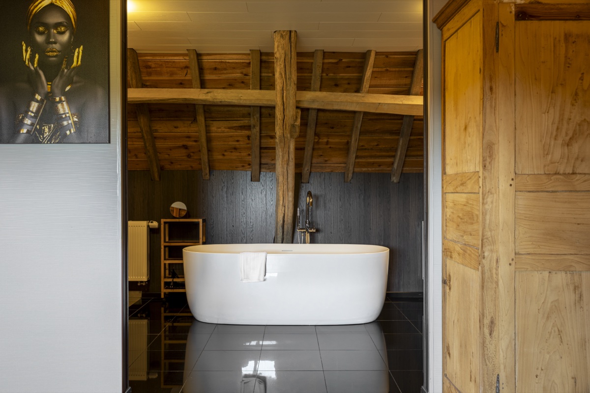 De Bernaige badkamer — B&B Burgemeestershof nabij Gent