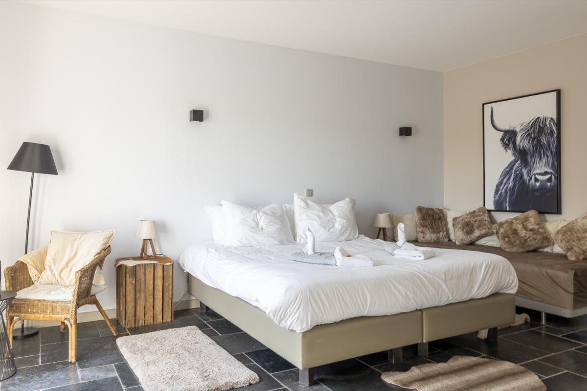 De Weidekamer — rolstoeltoegankelijke kamer B&B Burgemeestershof Wetteren