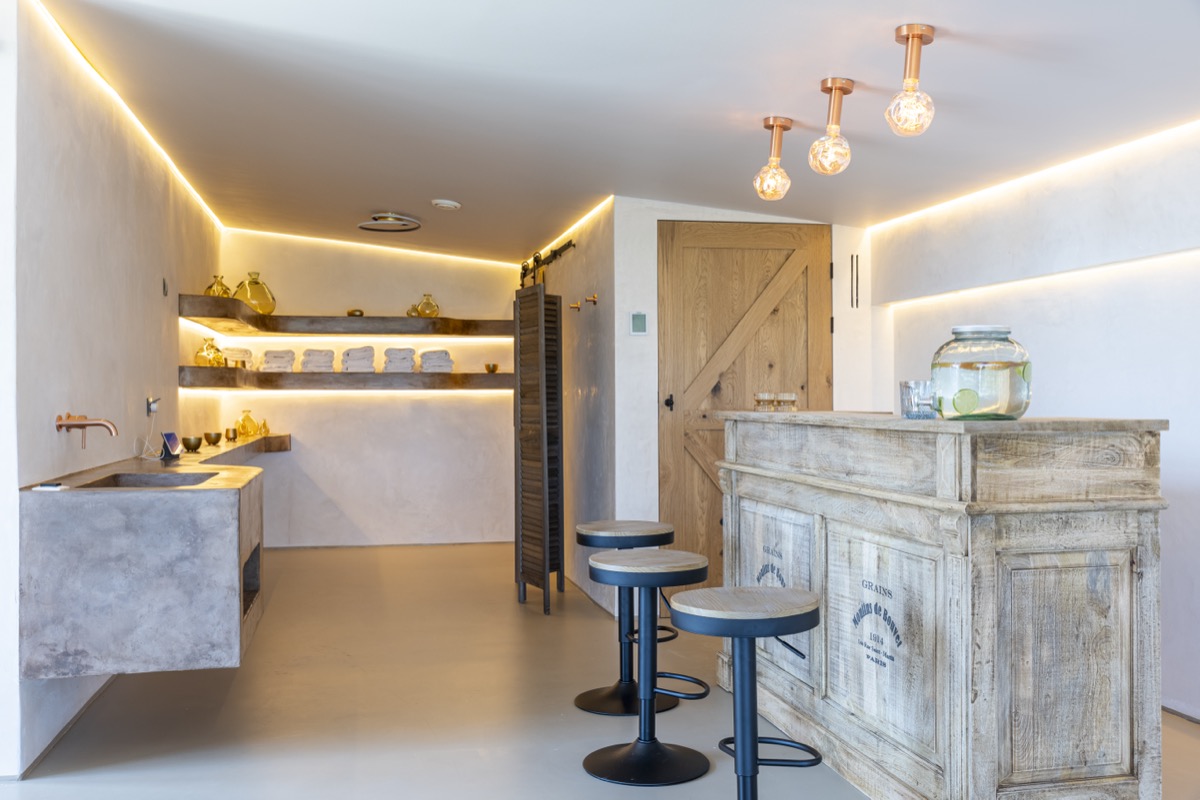 Wellness bar en lounge — B&B met wellness in Wetteren